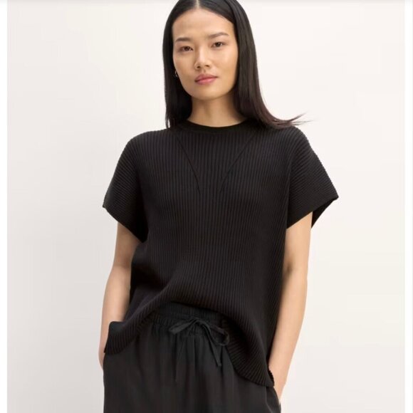 Everlane | The Cotton Knit Caftan Top - Picture 2 of 10